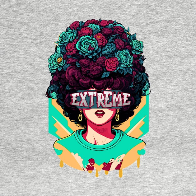 Graffiti EXTREME ROSE by rebelthreads.id